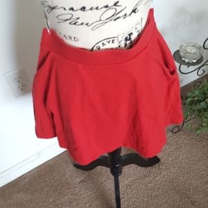 Red skirt